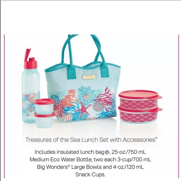 New tupperware Treasure of the Sea Lunch set. - Picture 2 of 2